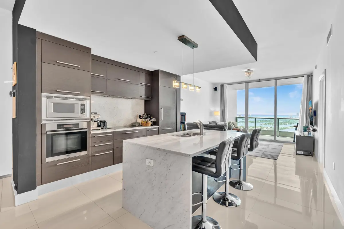 Kitchen at 900 Biscayne Boulevard 4703, Miami