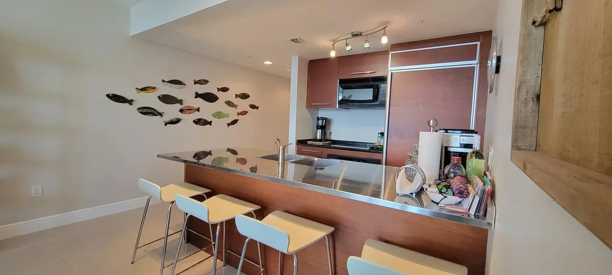 Kitchen & Dining Area at 1850 S Ocean Drive 3806, Hallandale Beach