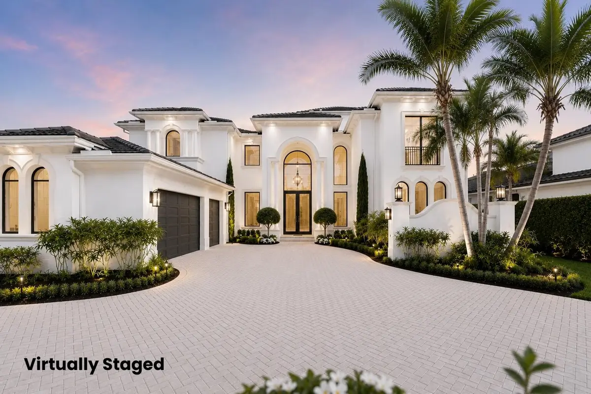 Modernized Exterior Elevation at 422 Savoie Drive, Palm Beach Gardens