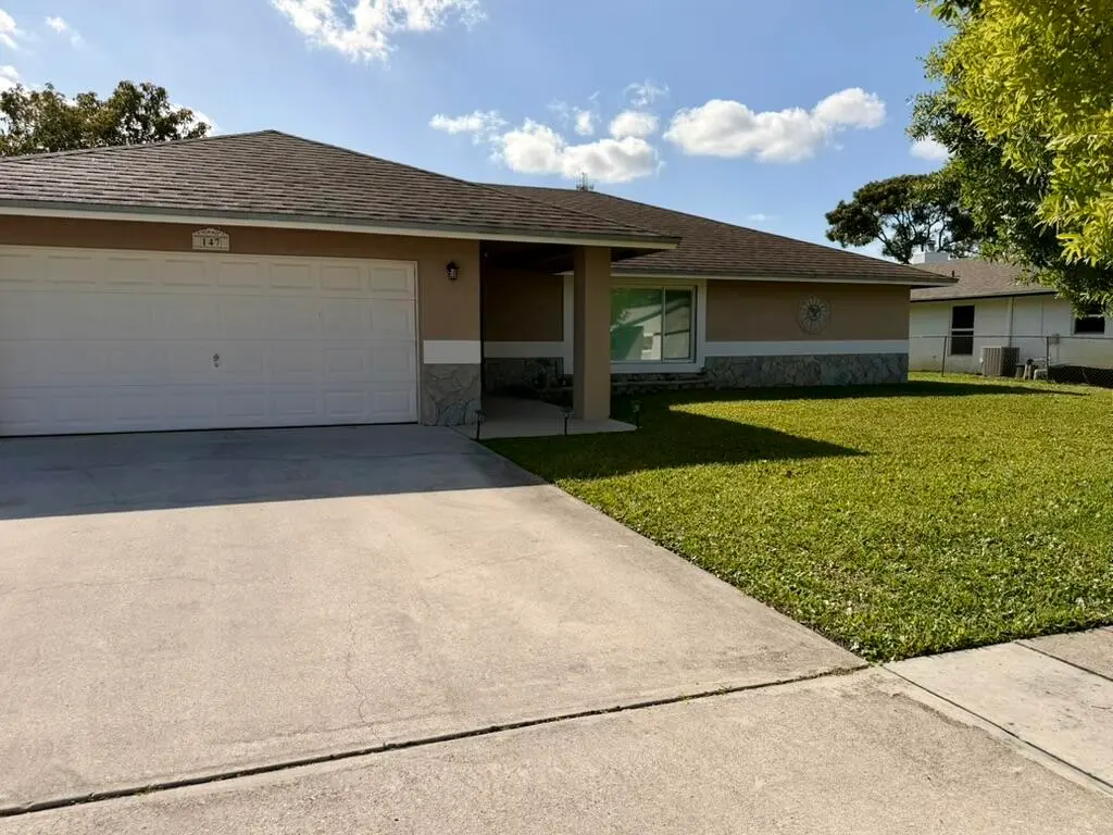 Front at 147 Sunflower Circle, Royal Palm Beach