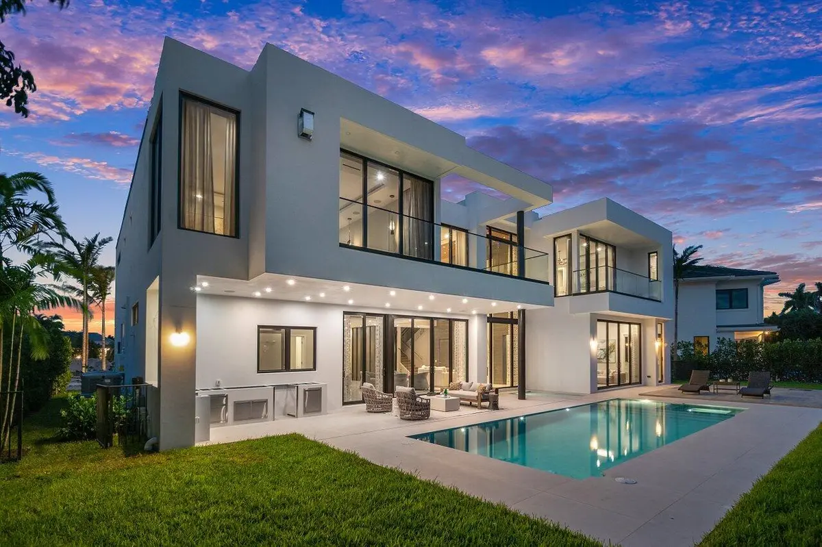 Twilight - Rear at 2391 Areca Palm Road, Boca Raton