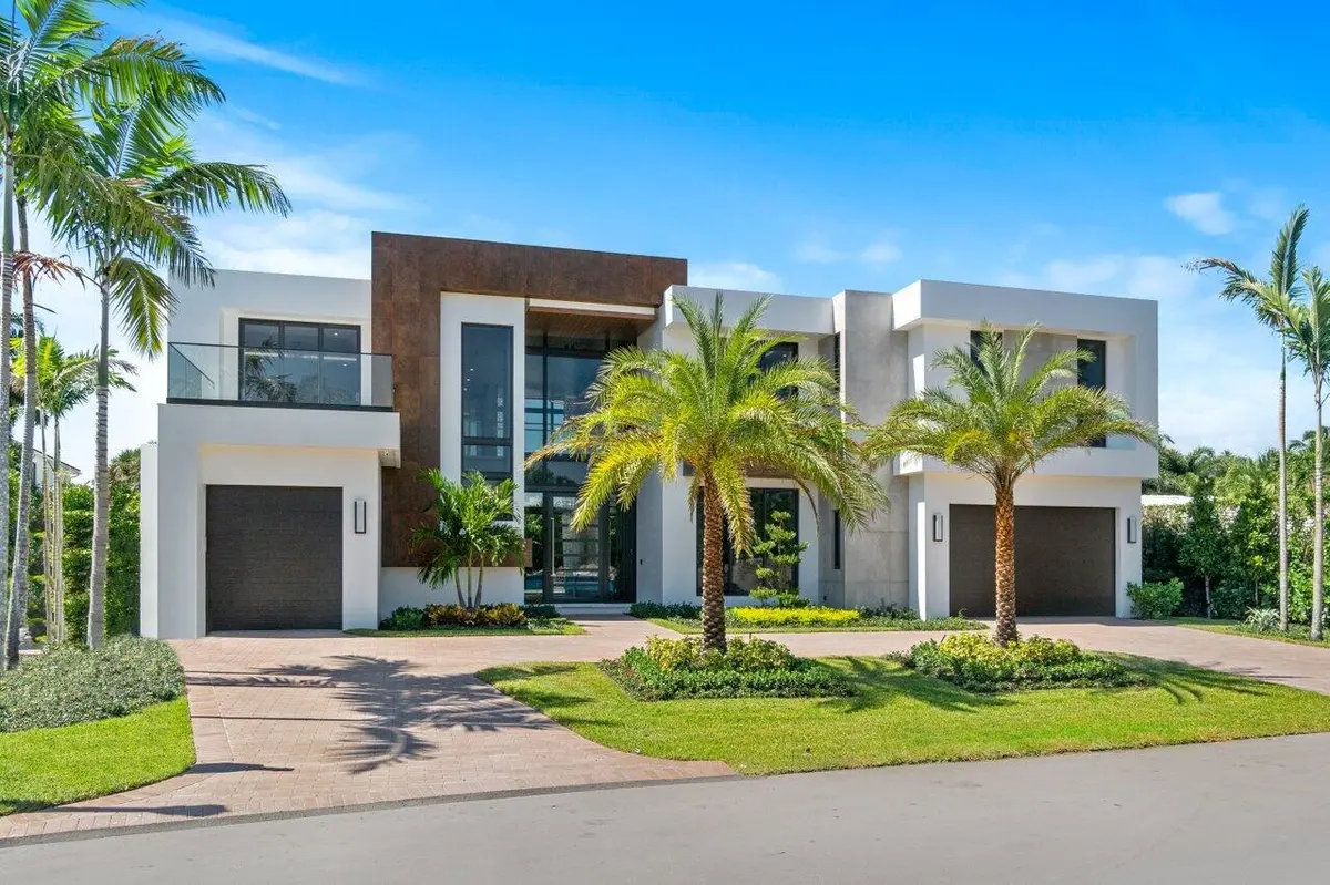 Front side view at 2391 Areca Palm Road, Boca Raton