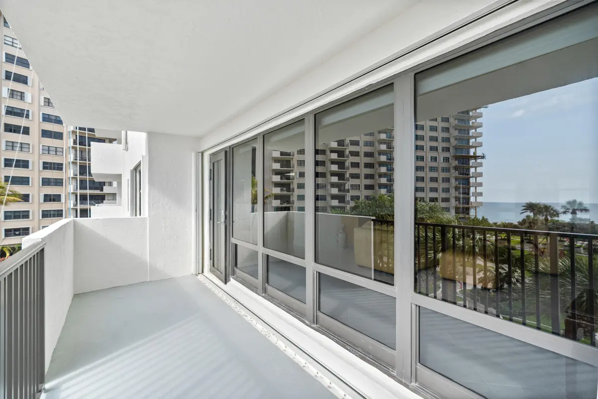 Expansive Oceanfront Balcony at 5100 N Ocean Boulevard 517, Lauderdale-By-The-Sea