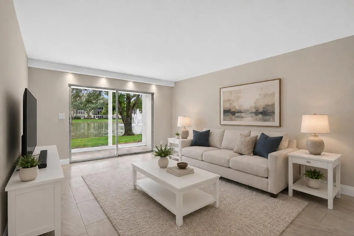 2202 B1 LIVING ROOM at 2202 Lucaya Bend B1, Coconut Creek