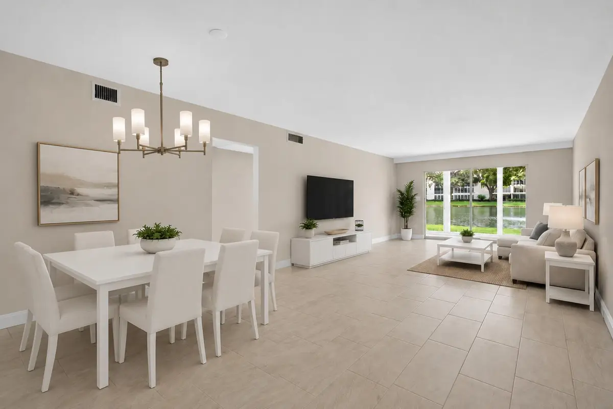 LIVING DINING at 2202 Lucaya Bend B1, Coconut Creek