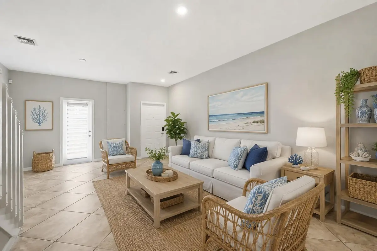 Living Room at 8464 Lagos De Campo Boulevard, Tamarac