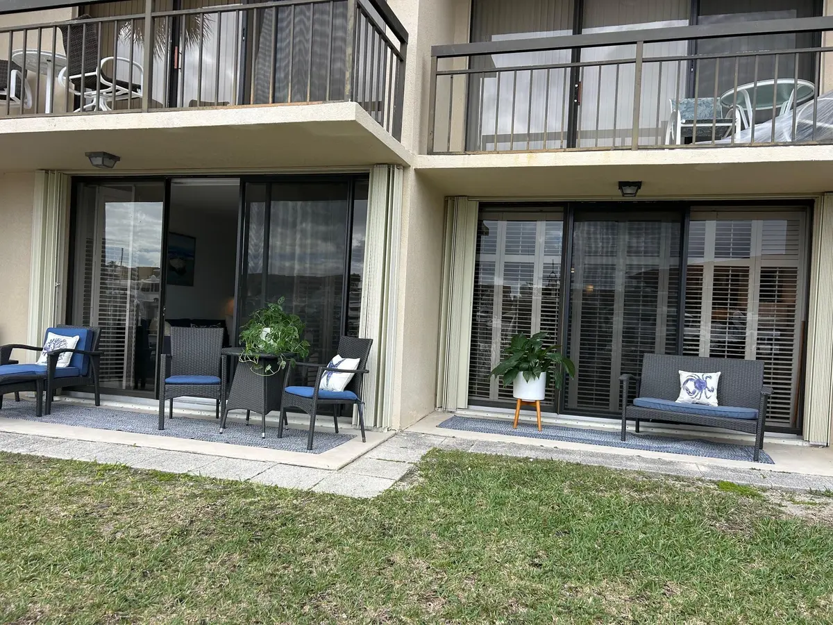 2 Open patios at 2601 Marina Isle Way 105, Jupiter