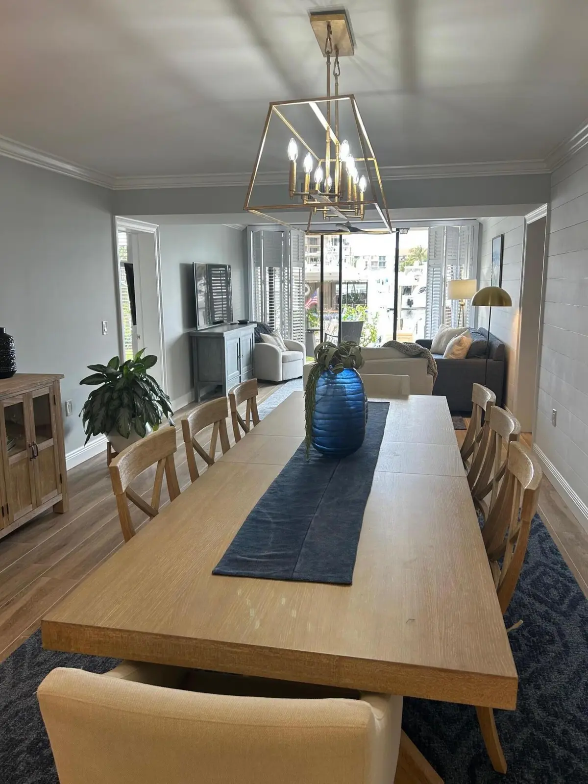 Dining room at 2601 Marina Isle Way 105, Jupiter