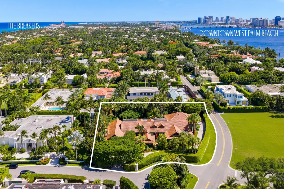 Aerial View at 6 La Costa Way, Palm Beach