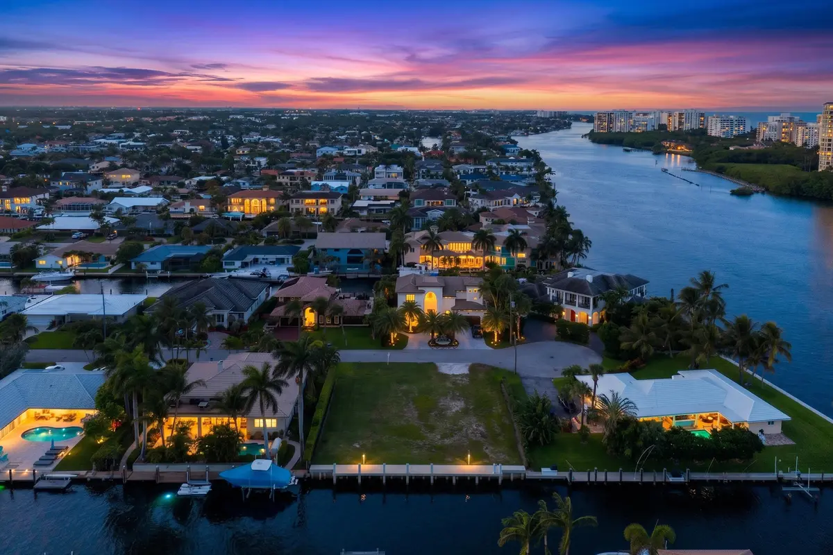 North facing water views at 876 Forsyth Street, Boca Raton