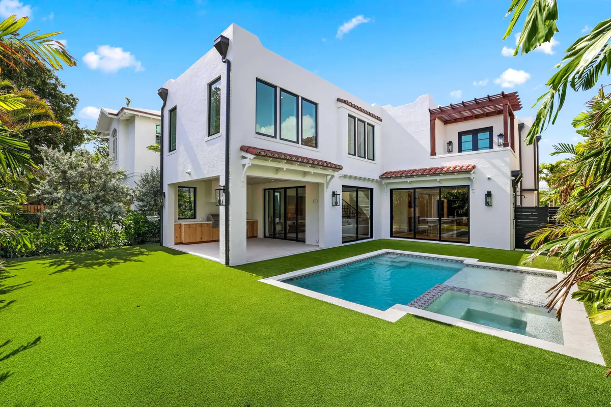 Private Yard & Pool at 317 Greymon Drive, West Palm Beach