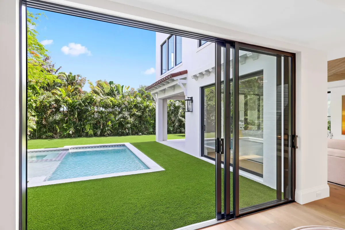 Kitchen Access to Pool at 317 Greymon Drive, West Palm Beach