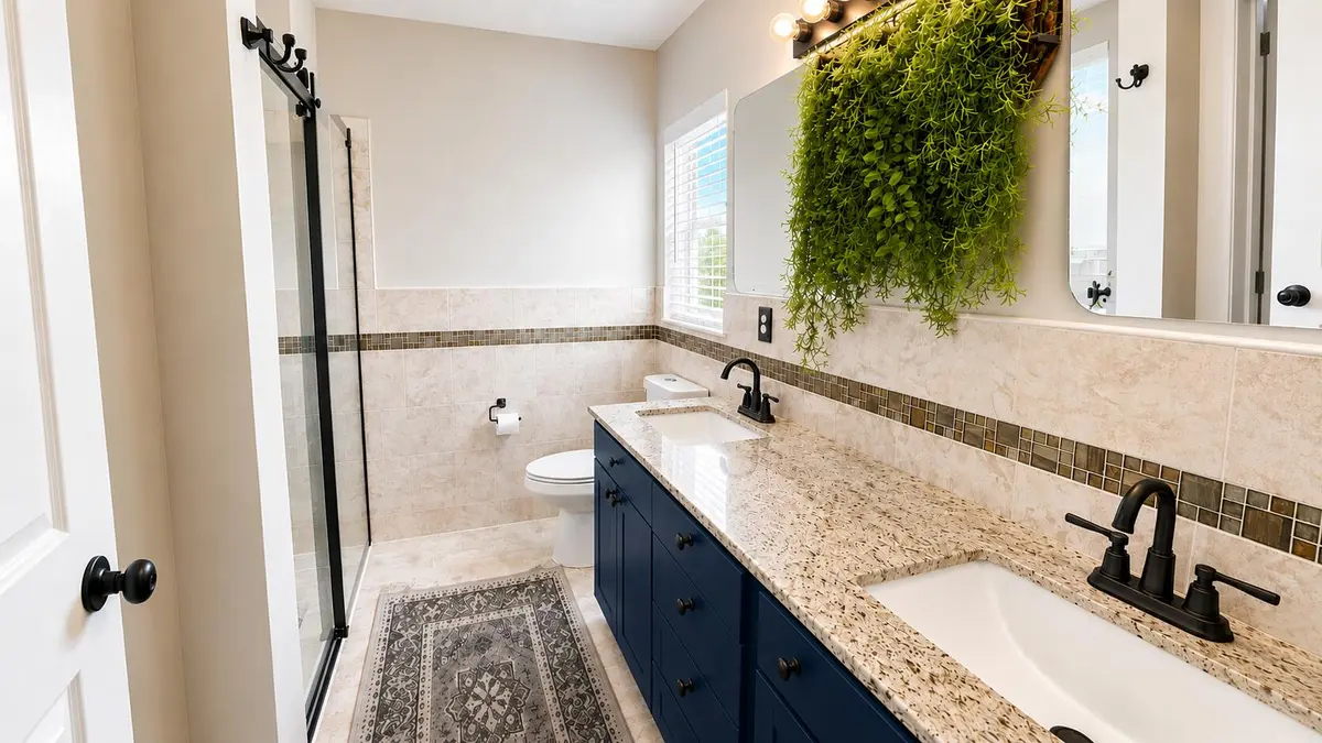 Master Bath 12280 Dartmoor at 12280 Dartmoor Drive, Wellington