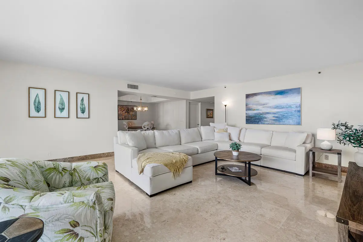 large, open living at 4600 S Ocean Boulevard 602, Highland Beach