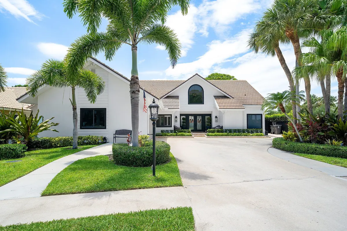 Front Elevation at 2707 Biarritz Drive, Palm Beach Gardens