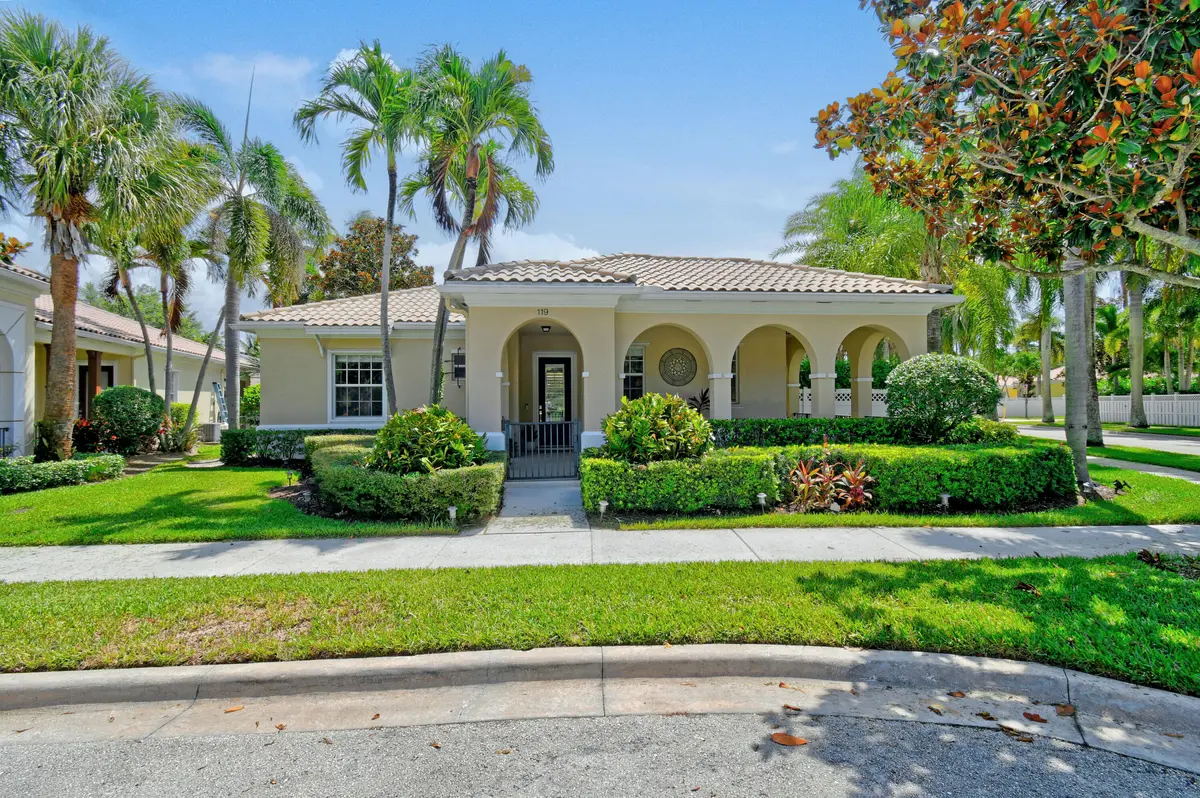 Front View at 119 San Remo Drive, Jupiter