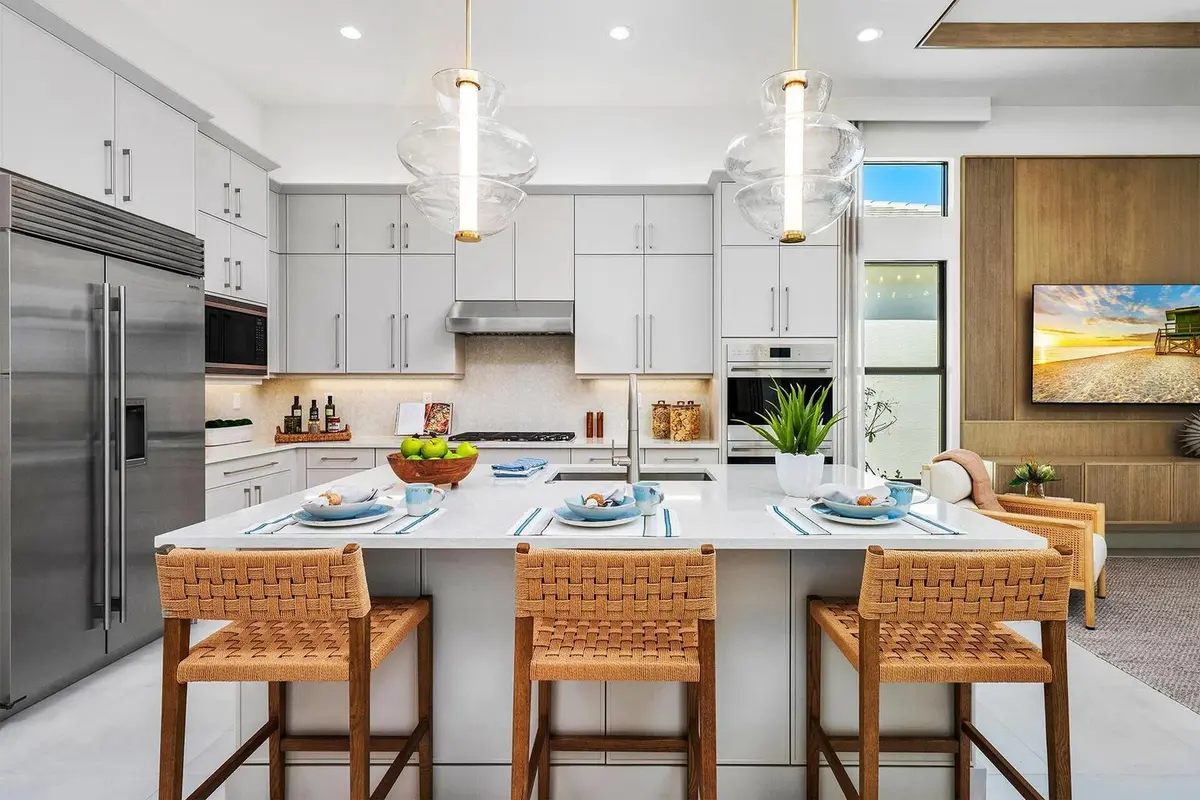 Kitchen Island at 11650 Clever Cardinal Court, Boynton Beach
