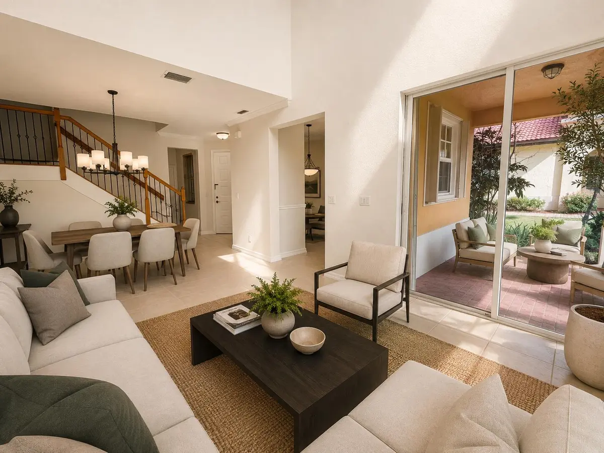 Living room at 5772 NW 119th Drive, Coral Springs