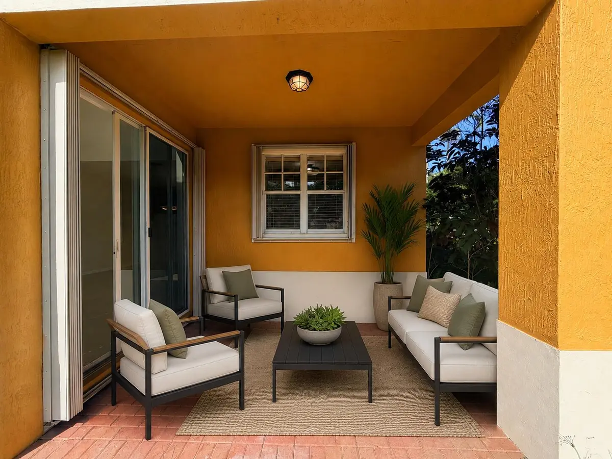 Outdoor patio at 5772 NW 119th Drive, Coral Springs
