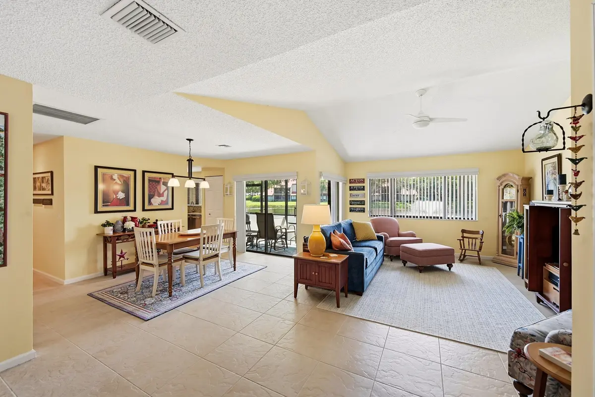 22 Living Dining, Patio at 22 Lexington Lane D, Palm Beach Gardens