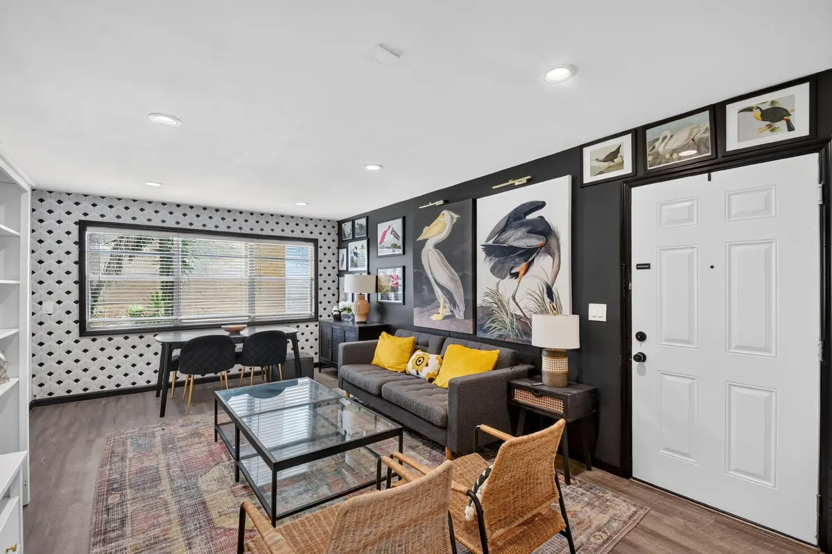 Fully Furnished Living Area at 124 Lake Evelyn Drive, West Palm Beach
