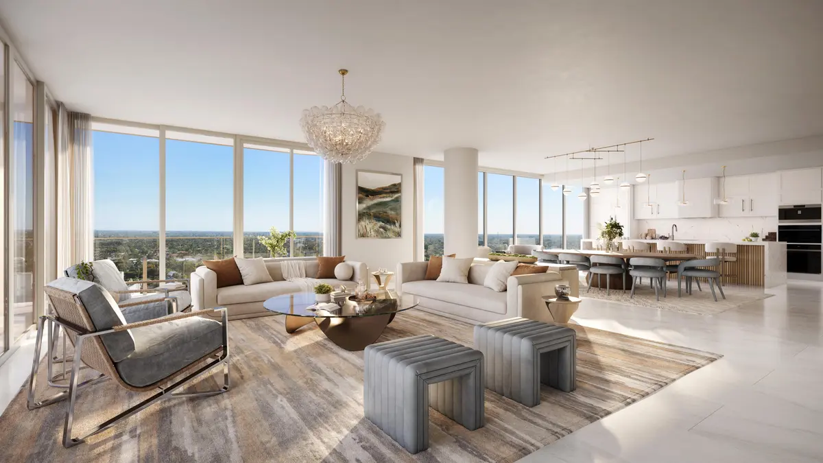 Great Room at 3773 S Flagler Drive 503, West Palm Beach