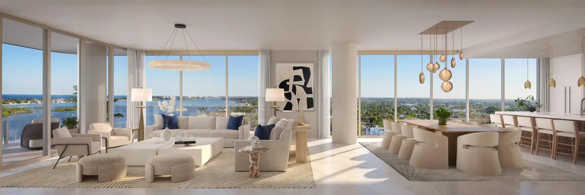 Great Room South View at 3773 S Flagler Drive 503, West Palm Beach