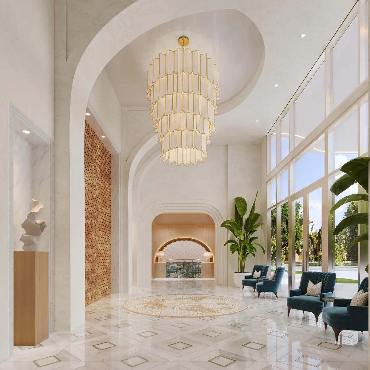 Lobby Entry at 3773 S Flagler Drive 1501, West Palm Beach
