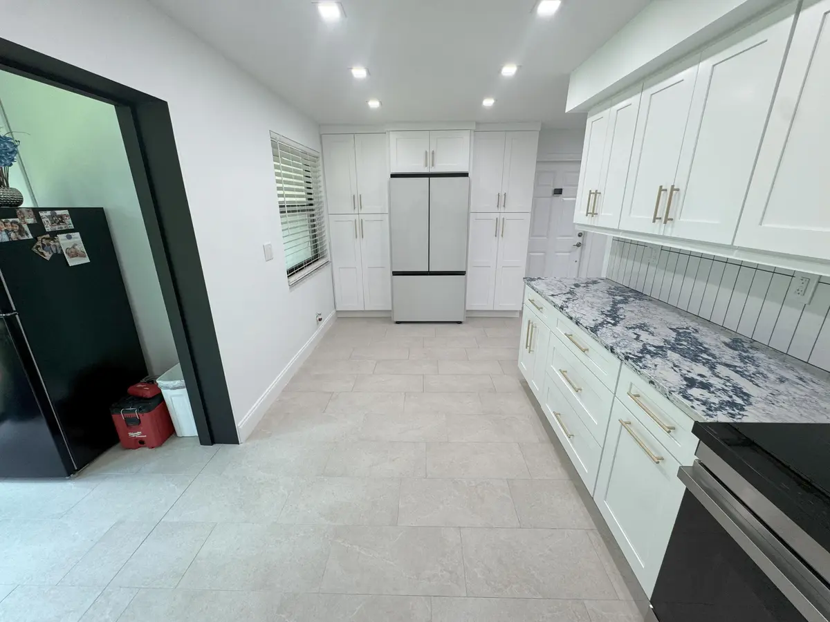 kitchen & fridges at 18 Piedmont A, Delray Beach