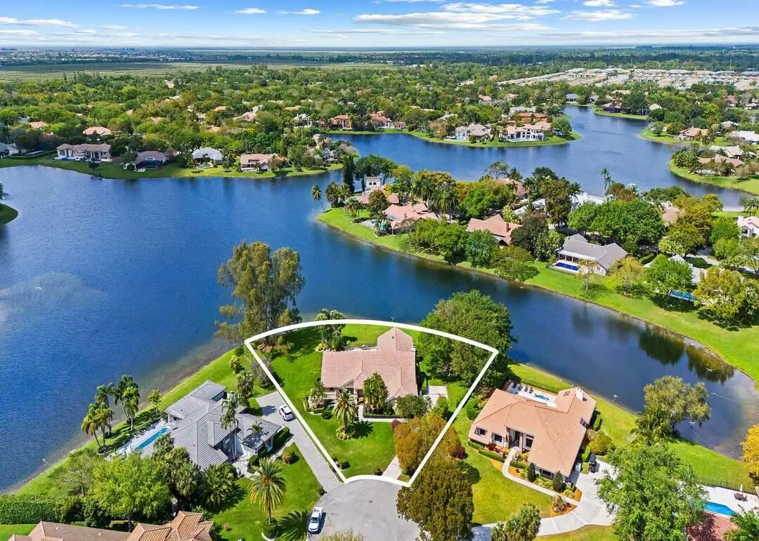 aerial at 7511 Brigantine Lane, Parkland