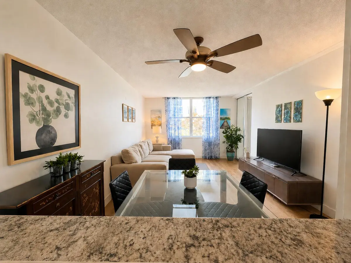 2_Diningliving_area at 2016 S Federal Highway 105, Boynton Beach