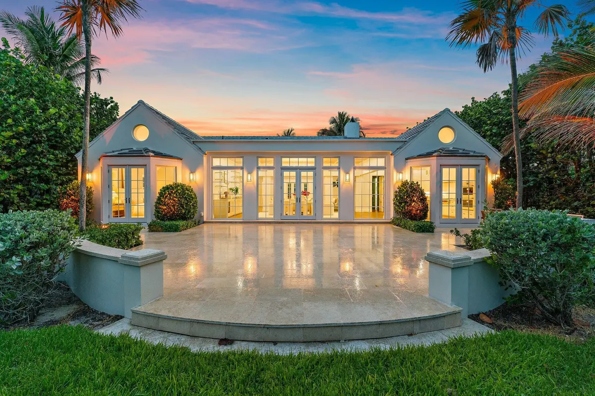 Rear Elevation at 43 N Beach Road, Hobe Sound