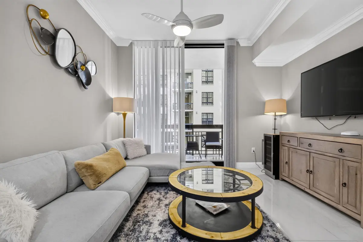 Living Room at 701 S Olive Avenue 1205, West Palm Beach