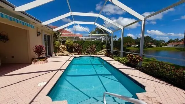 Pool at 7240 Deer Point Lane, West Palm Beach