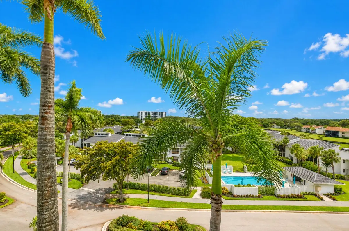 View from front balcony at 7738 Lakeside Boulevard 362, Boca Raton