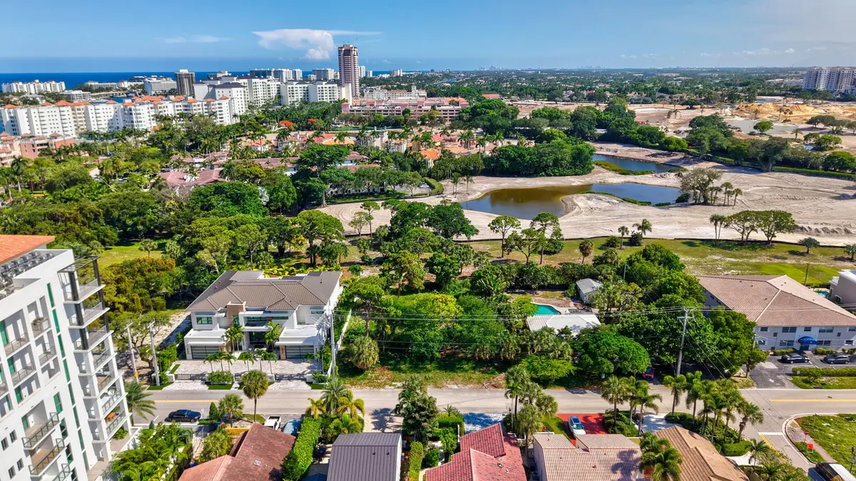 Aerial at 442 E Royal Palm Road, Boca Raton