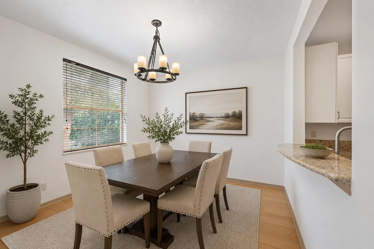 Virtually Staged - Dining Room at 4316 Blowing Point Place, Jupiter