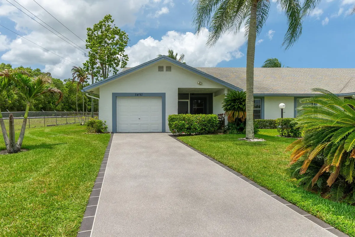 Front at 5487 Crystal Anne Drive, West Palm Beach