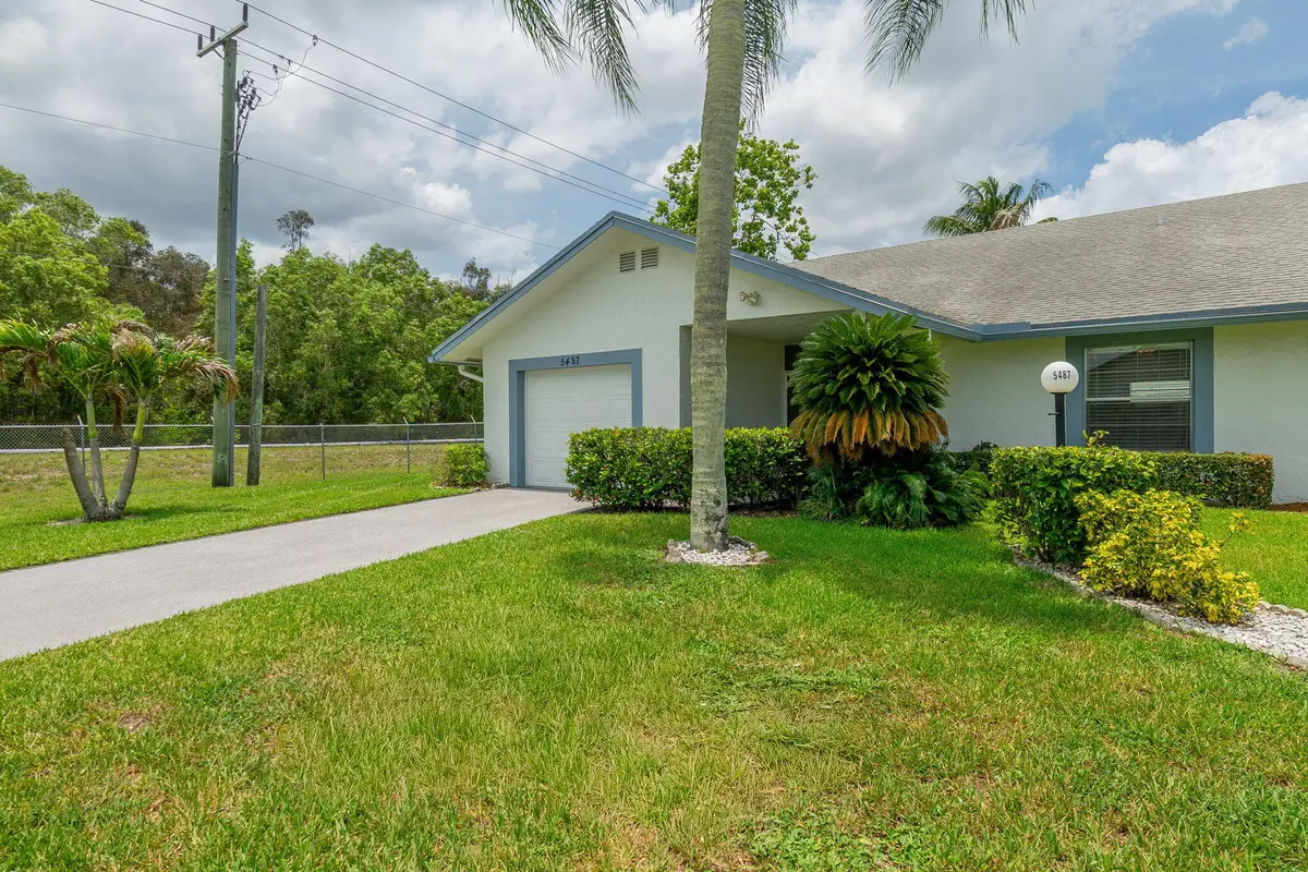 Front Yard at 5487 Crystal Anne Drive, West Palm Beach