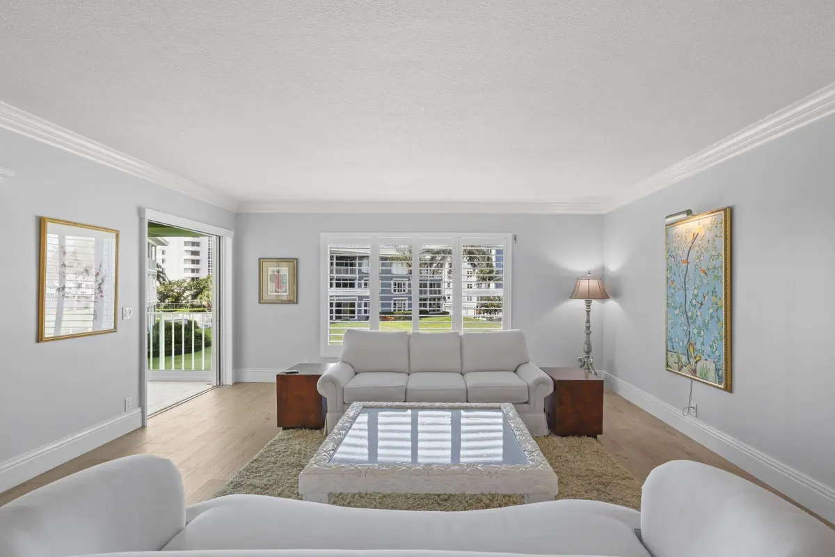 Living Area at 2150 S Ocean Boulevard 3c, Delray Beach