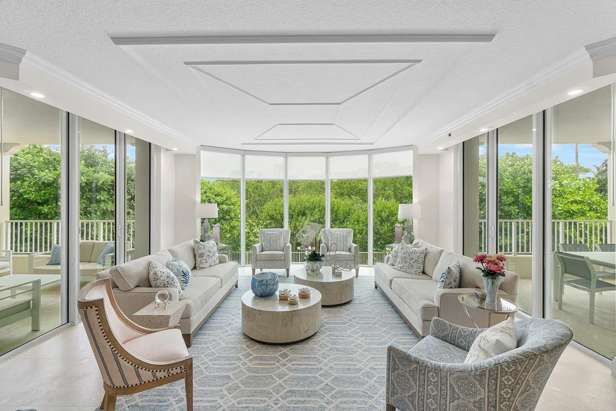 LIVING ROOM at 3720 S Ocean Boulevard 208, Highland Beach