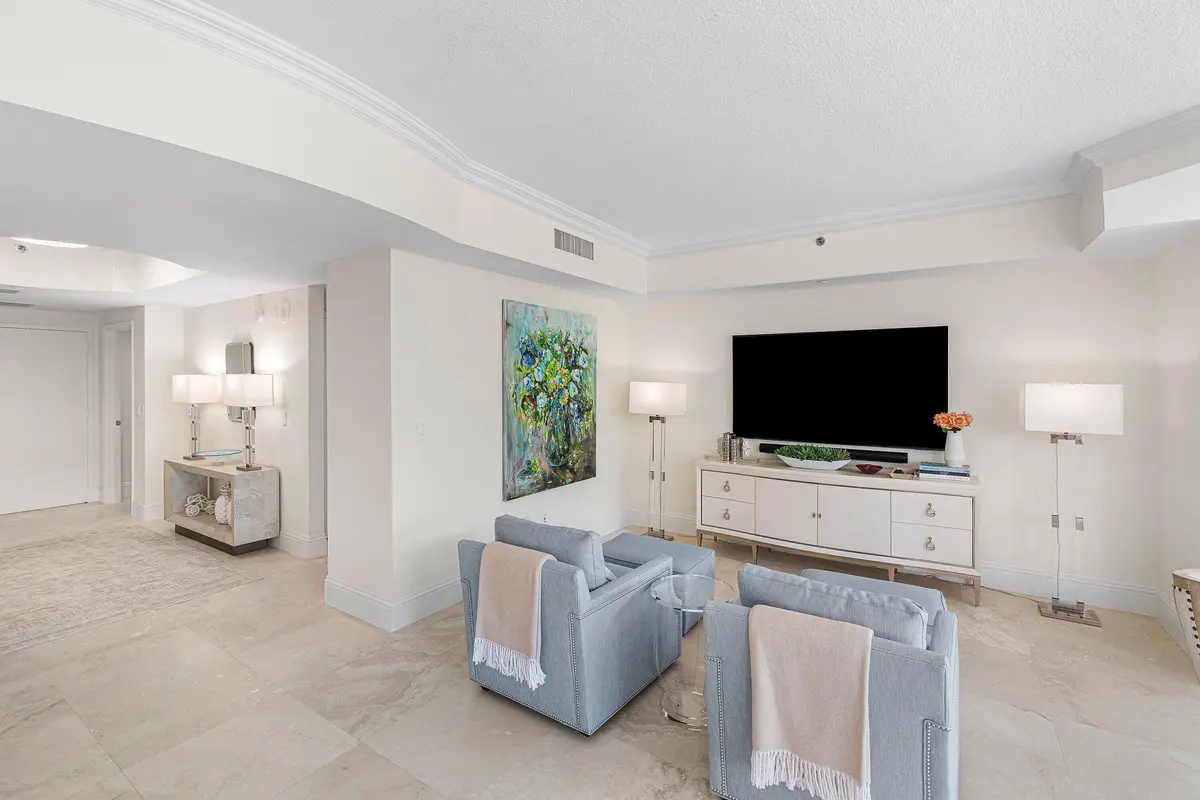 LIVING ROOM at 3720 S Ocean Boulevard 208, Highland Beach