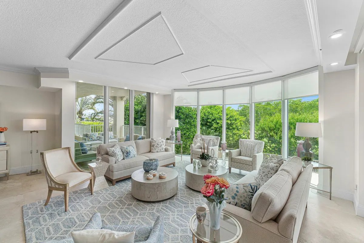 LIVING ROOM at 3720 S Ocean Boulevard 208, Highland Beach