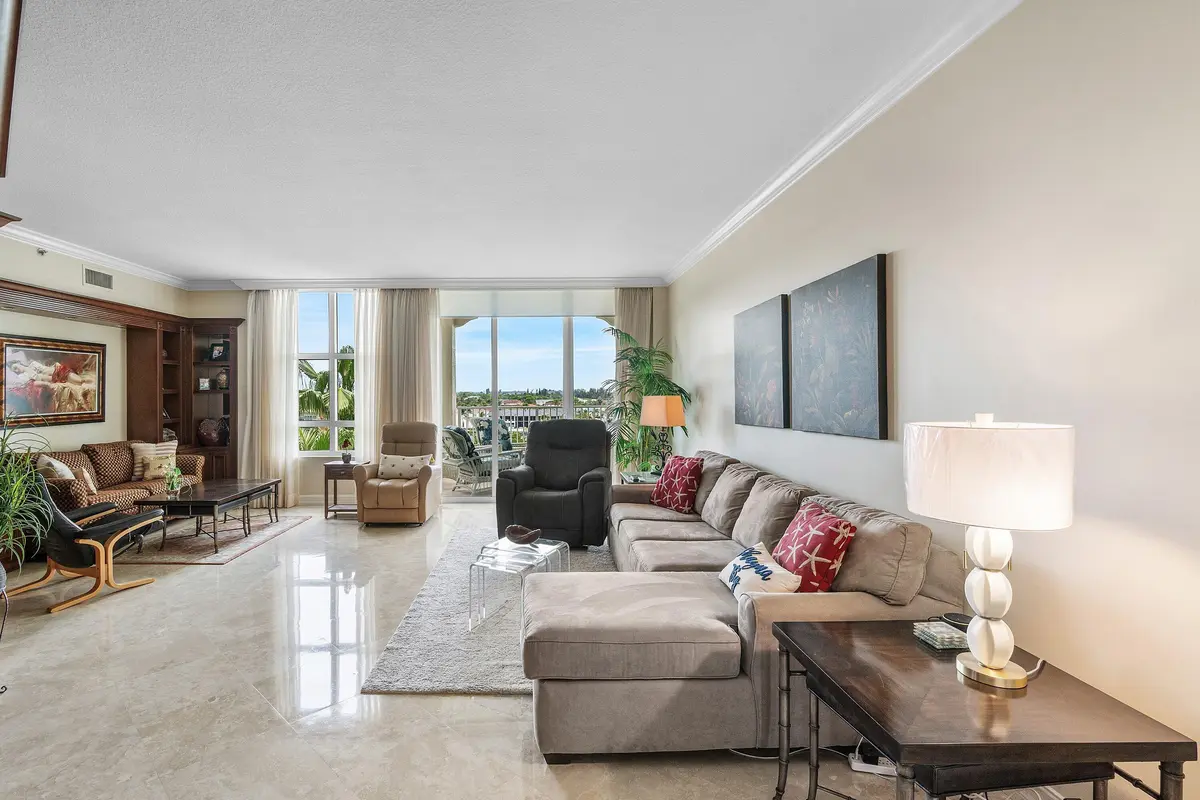 LIVING ROOM at 3720 S Ocean Boulevard 502, Highland Beach