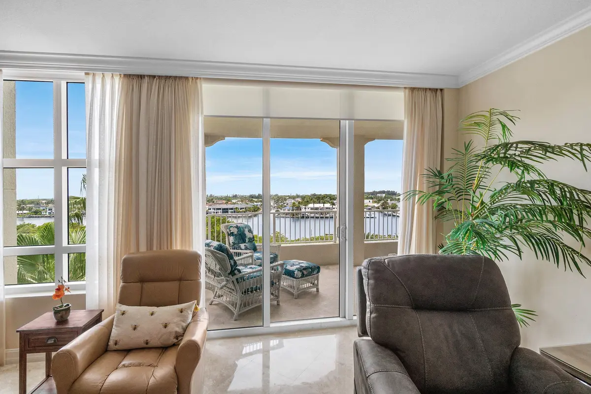 LIVING ROOM at 3720 S Ocean Boulevard 502, Highland Beach