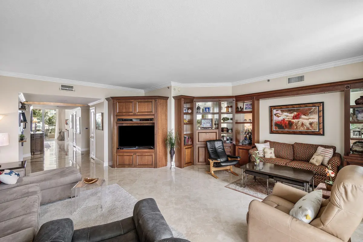 LIVING ROOM at 3720 S Ocean Boulevard 502, Highland Beach