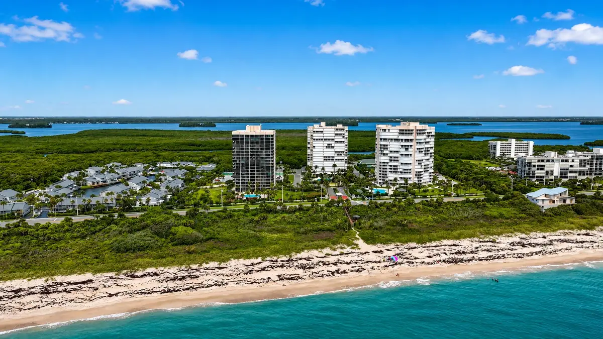 AERIAL PHOTO at 5047 N Highway A1a 1704, Hutchinson Island