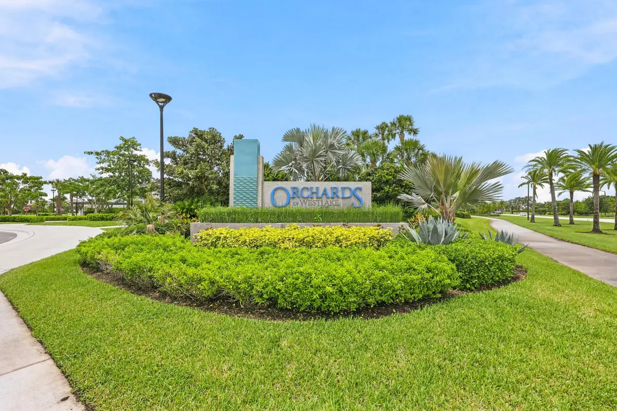 entrance of subdivision at 14950 Goldspar Court, Westlake