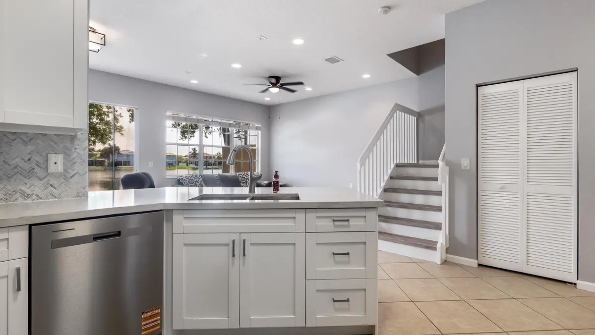 Kitchen and stairs at 4360 SW 125th Lane, Miramar