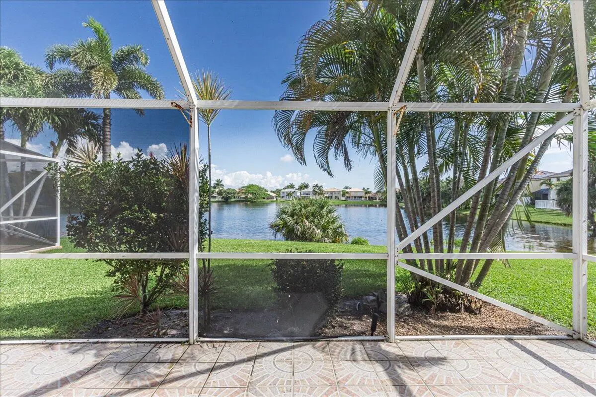 View from Patio at 3551 Chesapeake Circle, Boynton Beach